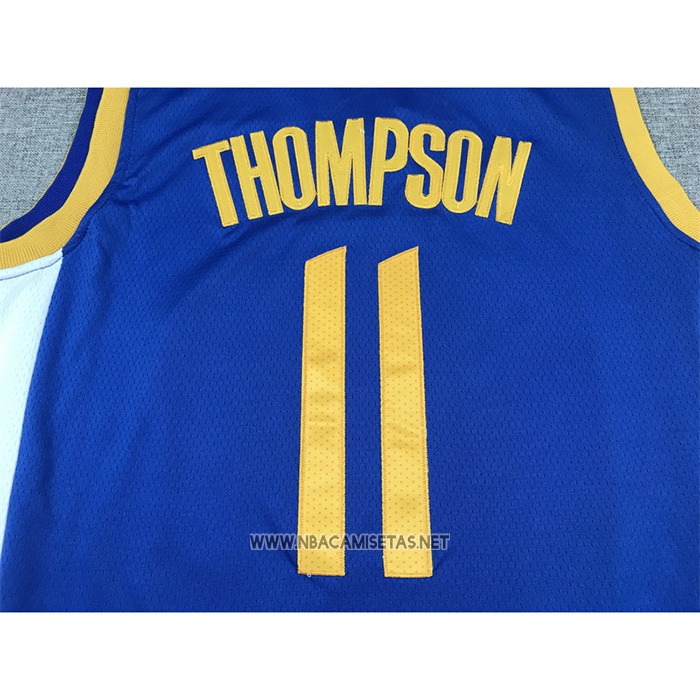 Camiseta Golden State Warriors Klay Thompson NO 11 Icon 2022-23 Azul